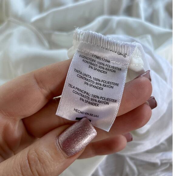 Dolan Top Womens Small White Satin V Neck Gathered Asymmetrical Anthropologie - Picture 7 of 12